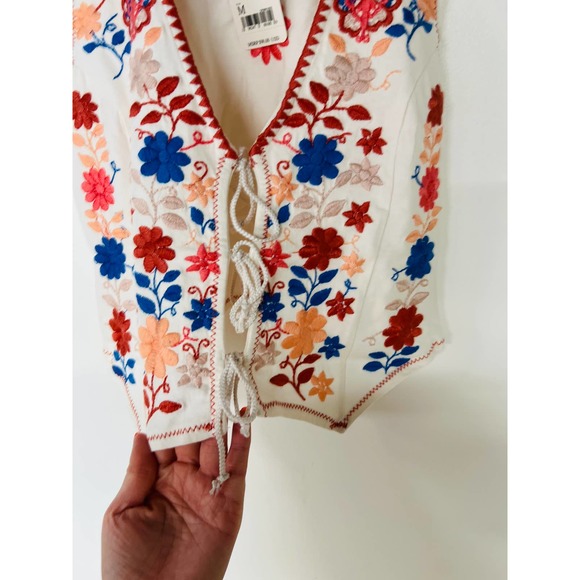 Free People In Bloom Tank Ivory Combo - Picture 2 of 9